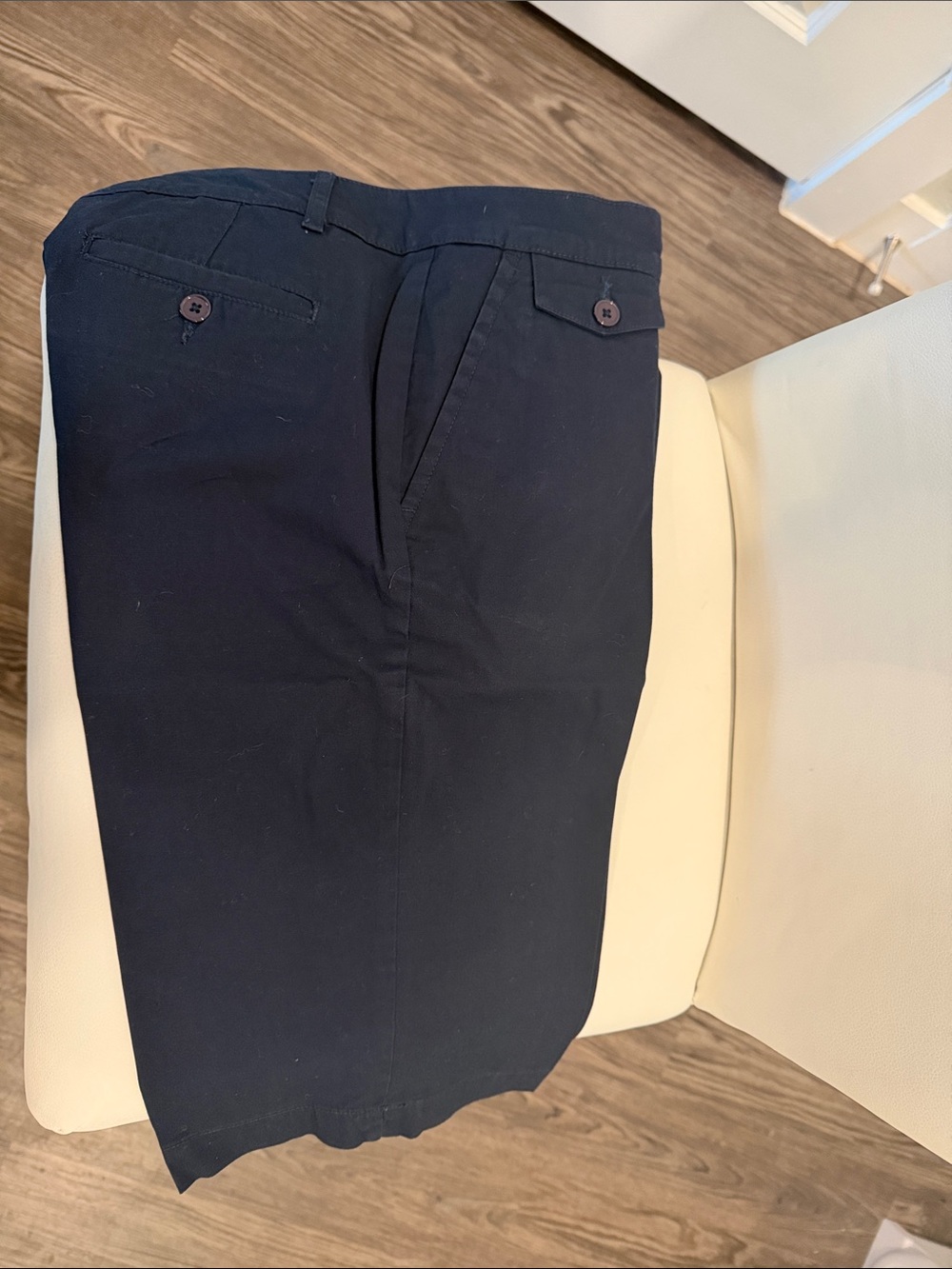 WoMen's Navy Stretch Chino Shorts